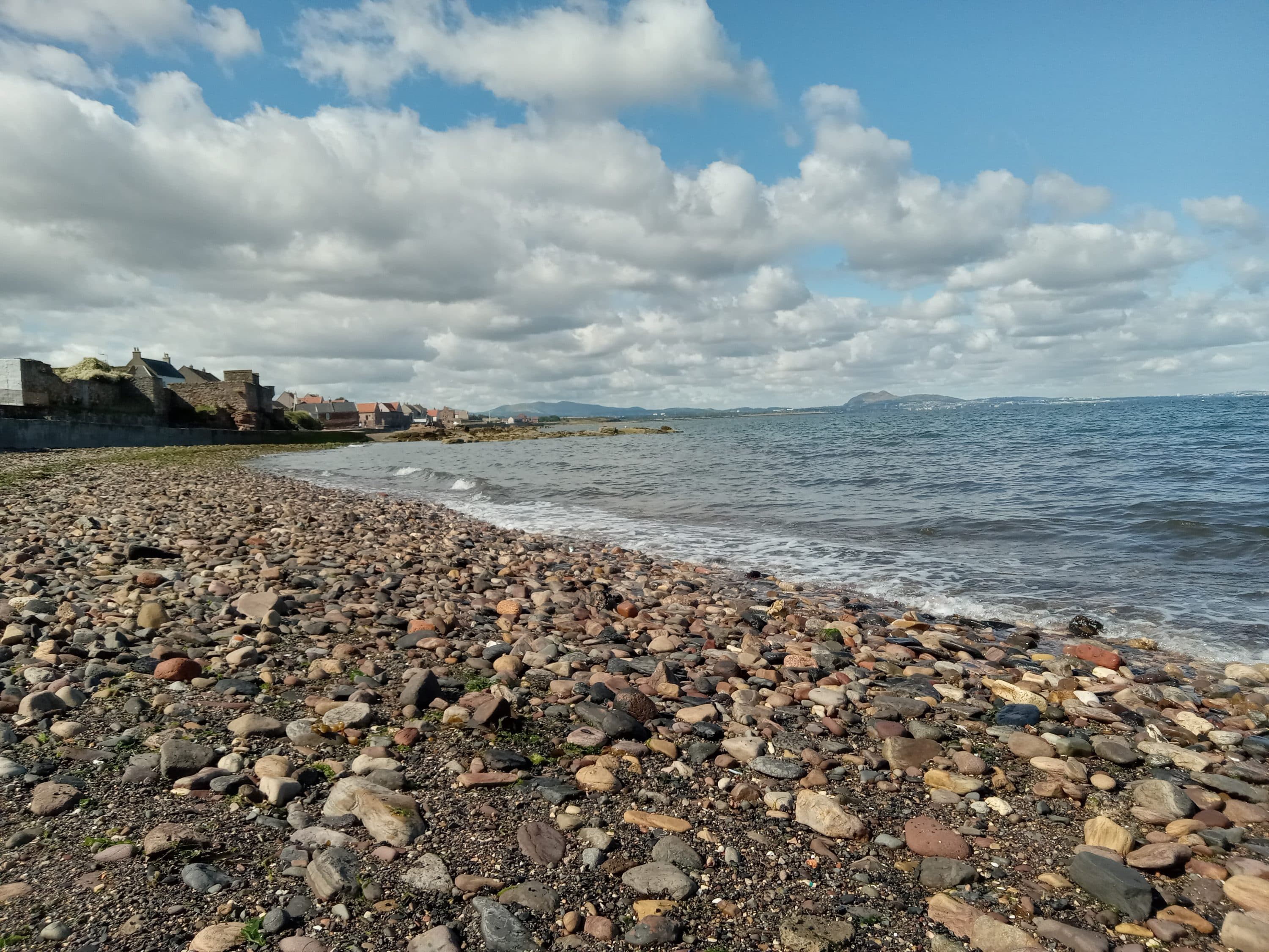Sea glass collected at Prestonpans beach, United Kingdom