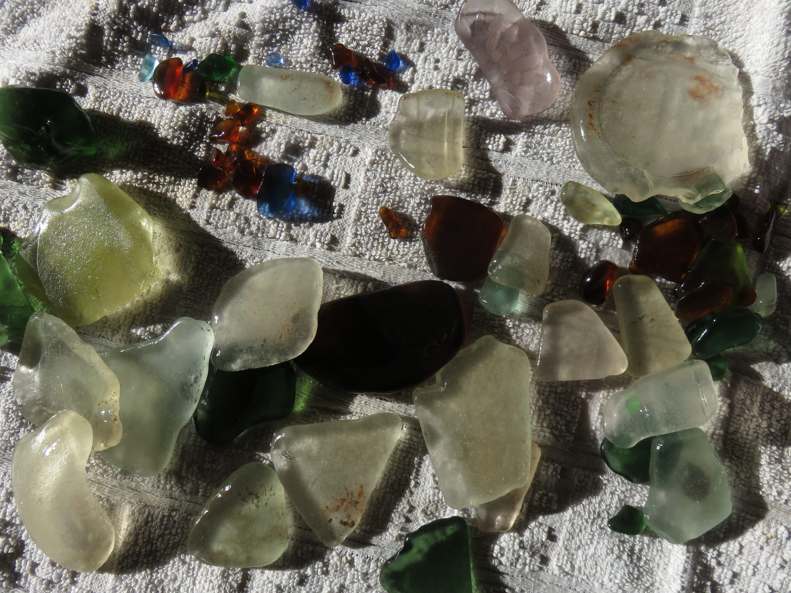 Sea glass from Prestonpans beach, United Kingdom (2)
