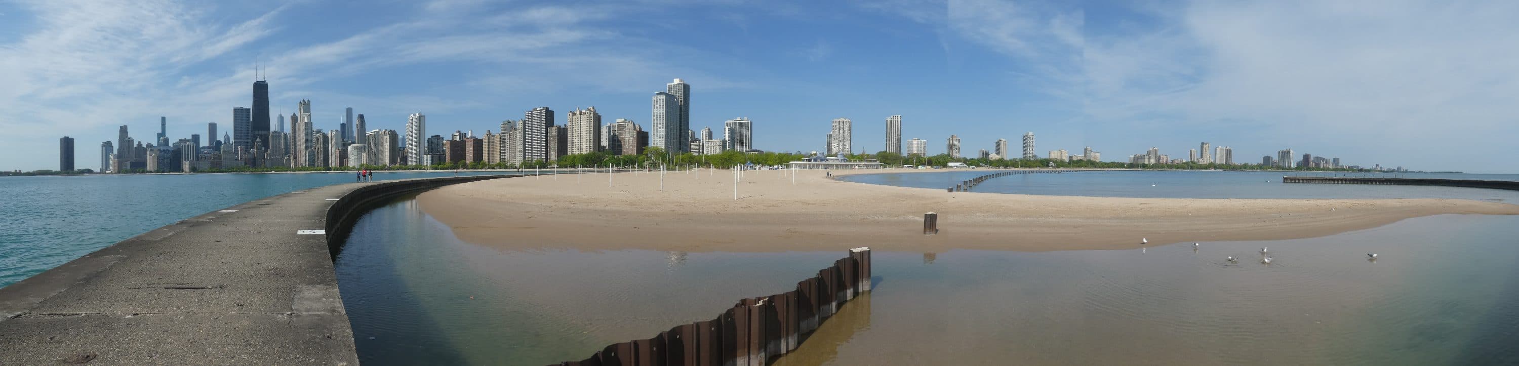 Sea glass collected at Chicago north beach, United States