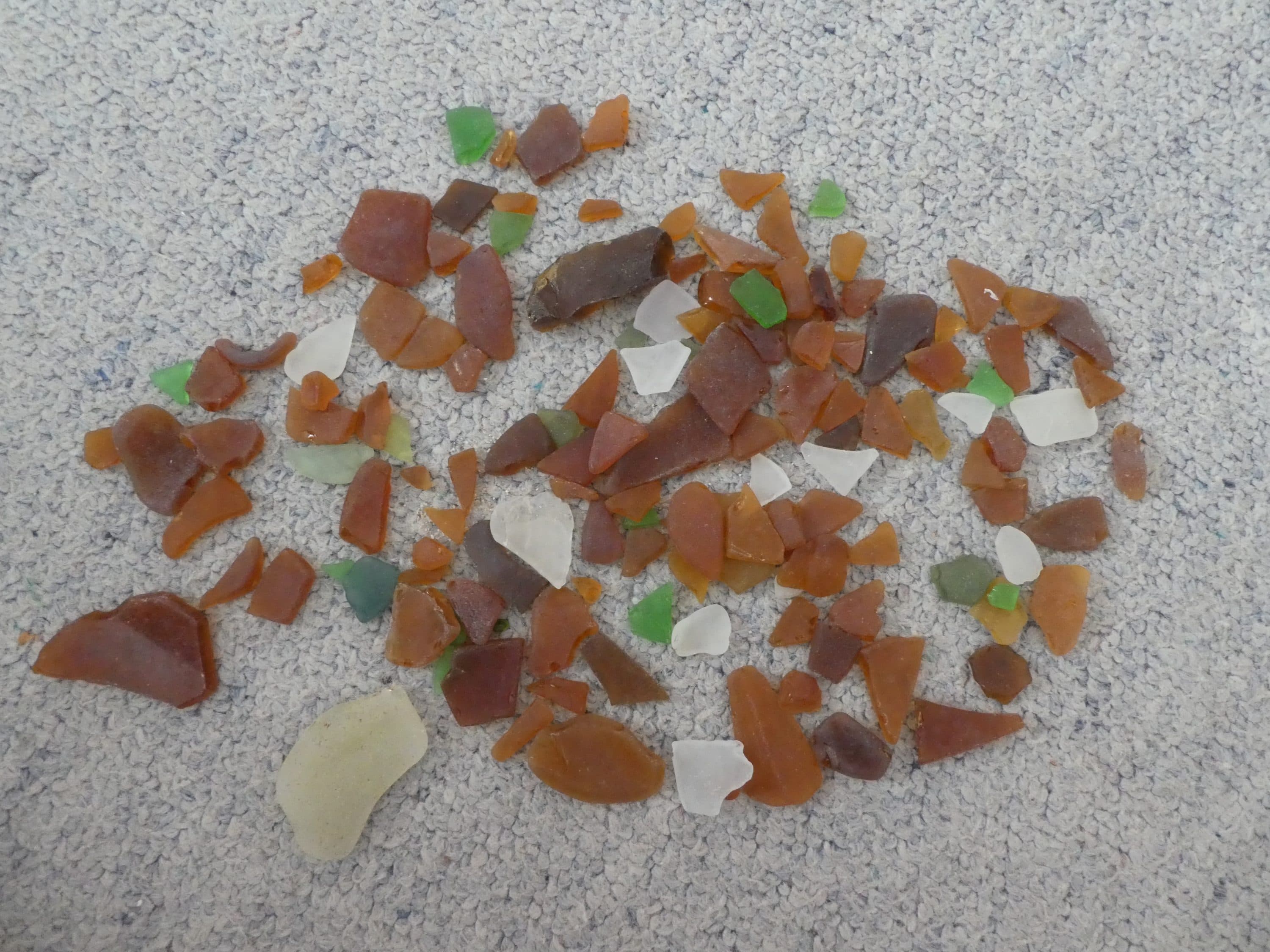 Sea glass from Oriental Bay, Wellington, New Zealand (2)