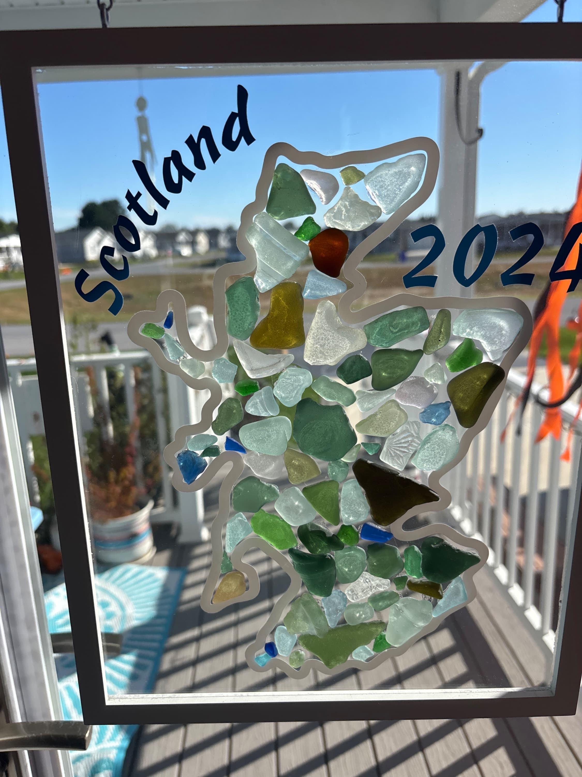Sea glass collected at South Queensferry, United Kingdom