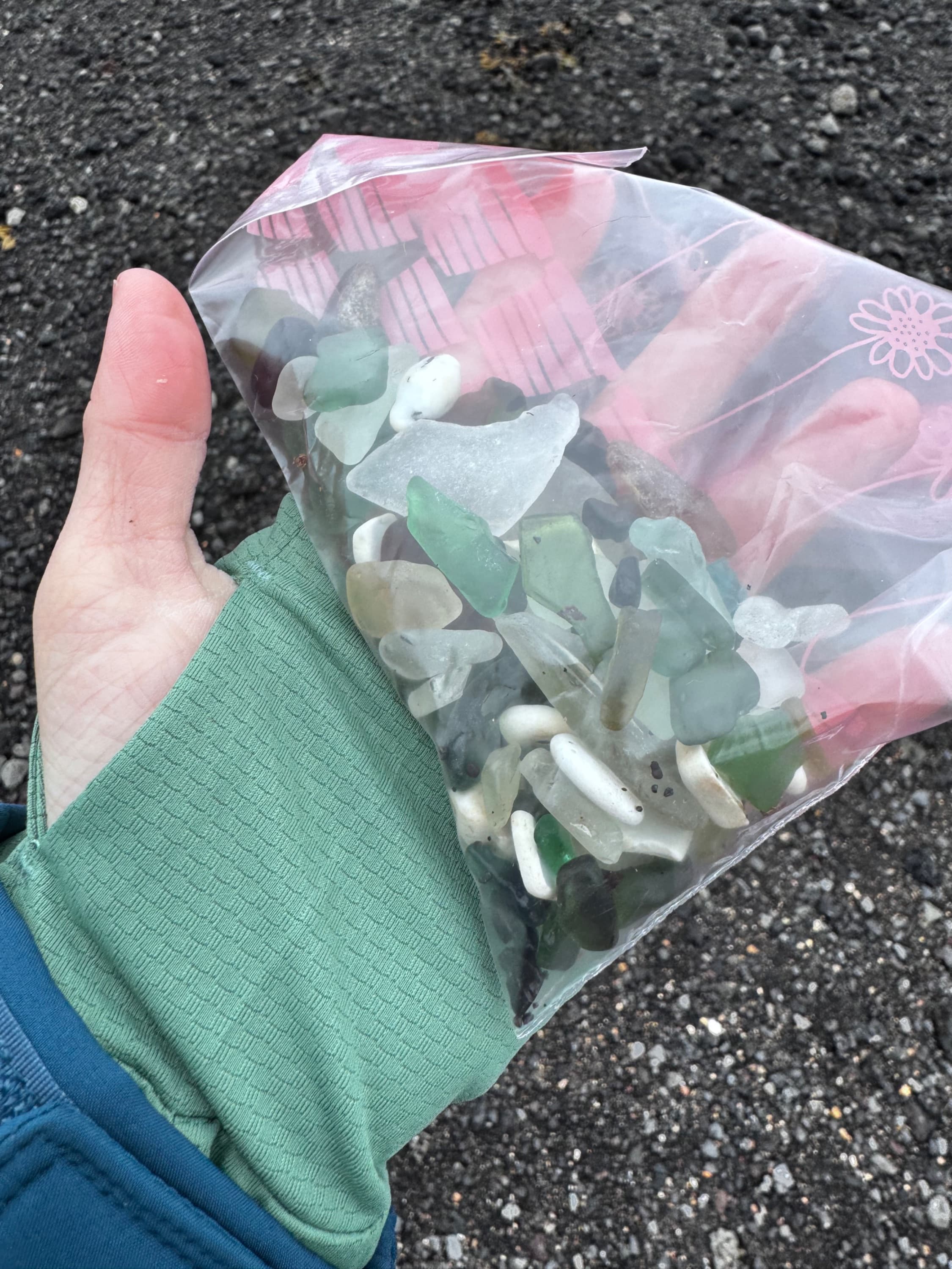 Sea glass from Eyrarbakki Beach, Iceland (3)