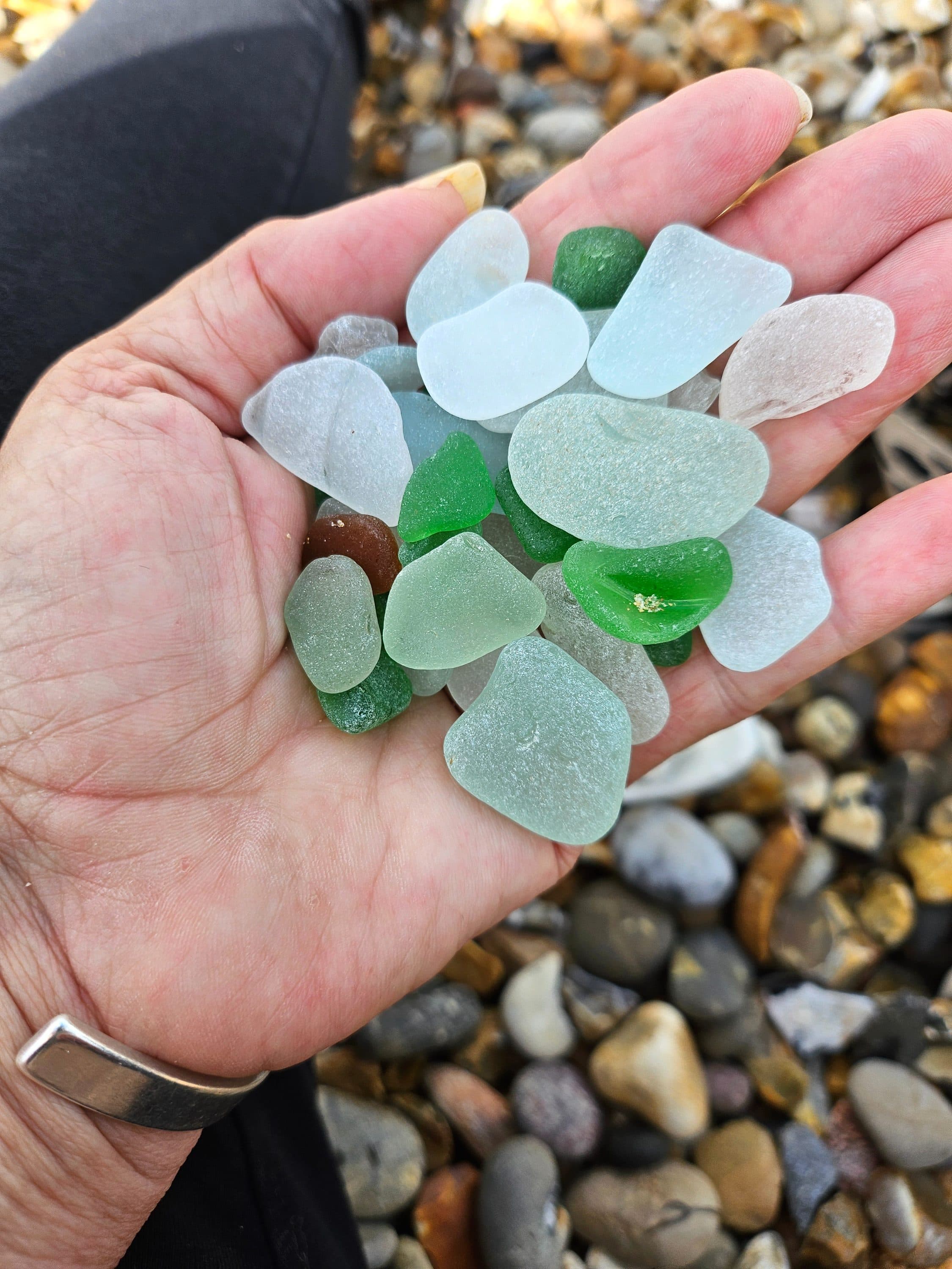 Sea glass from Sheerness beach, United Kingdom (5)
