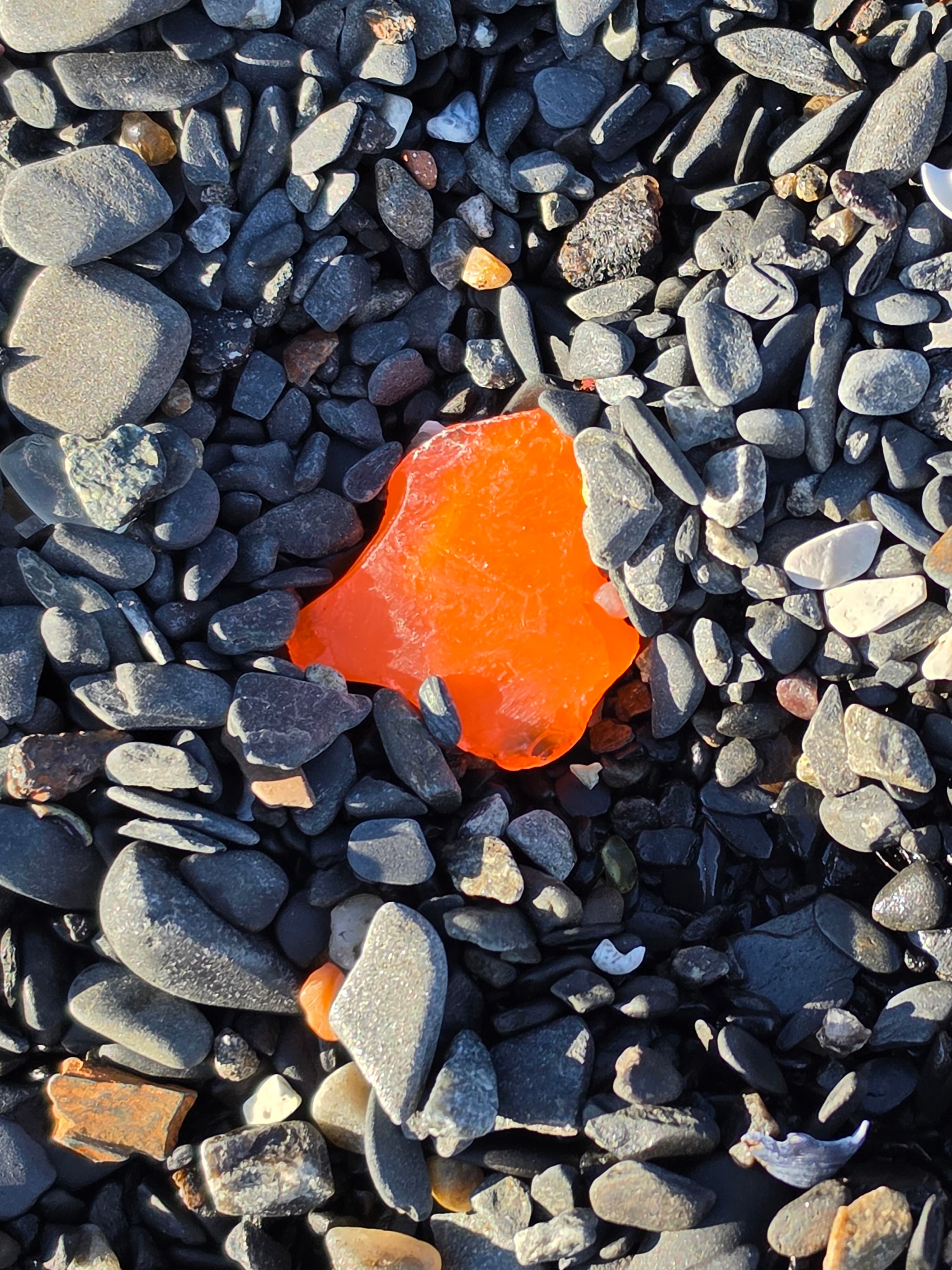 Sea glass from Vikafjæra, Norway (3)