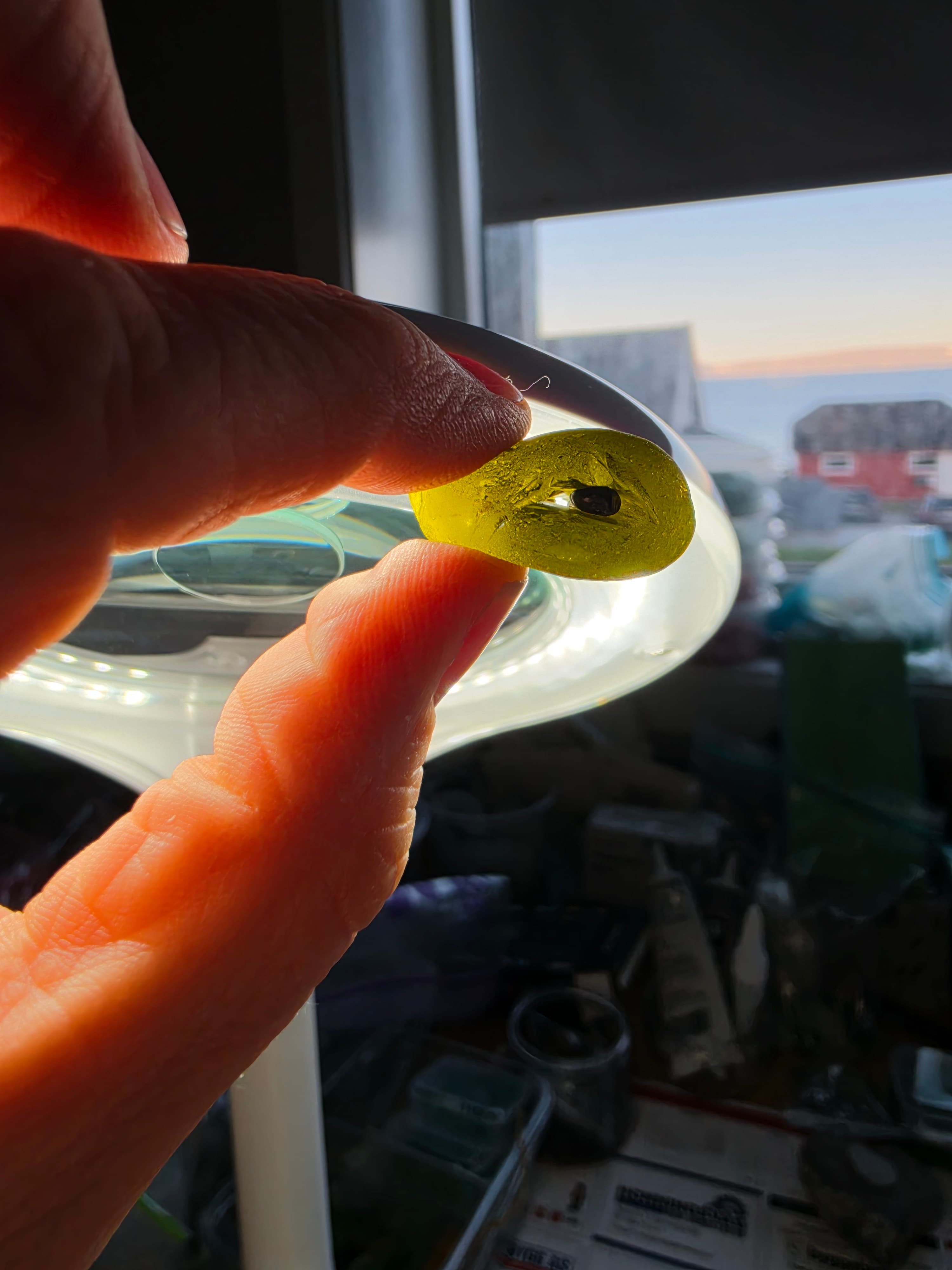 Sea glass from Honningsvågtunnelen, Norway (2)