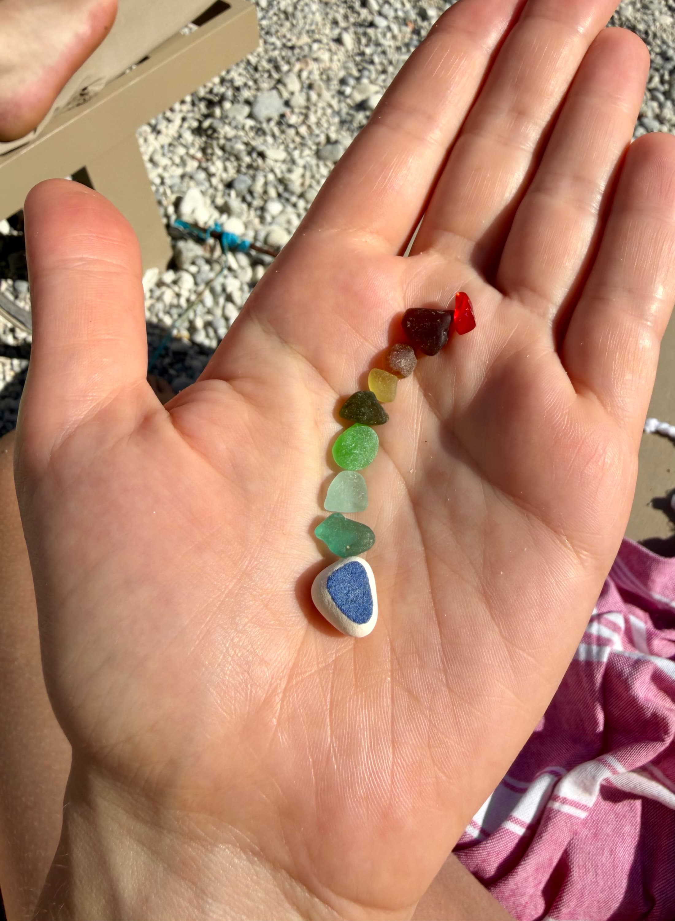 Sea glass from Kroneri, Greece (2)