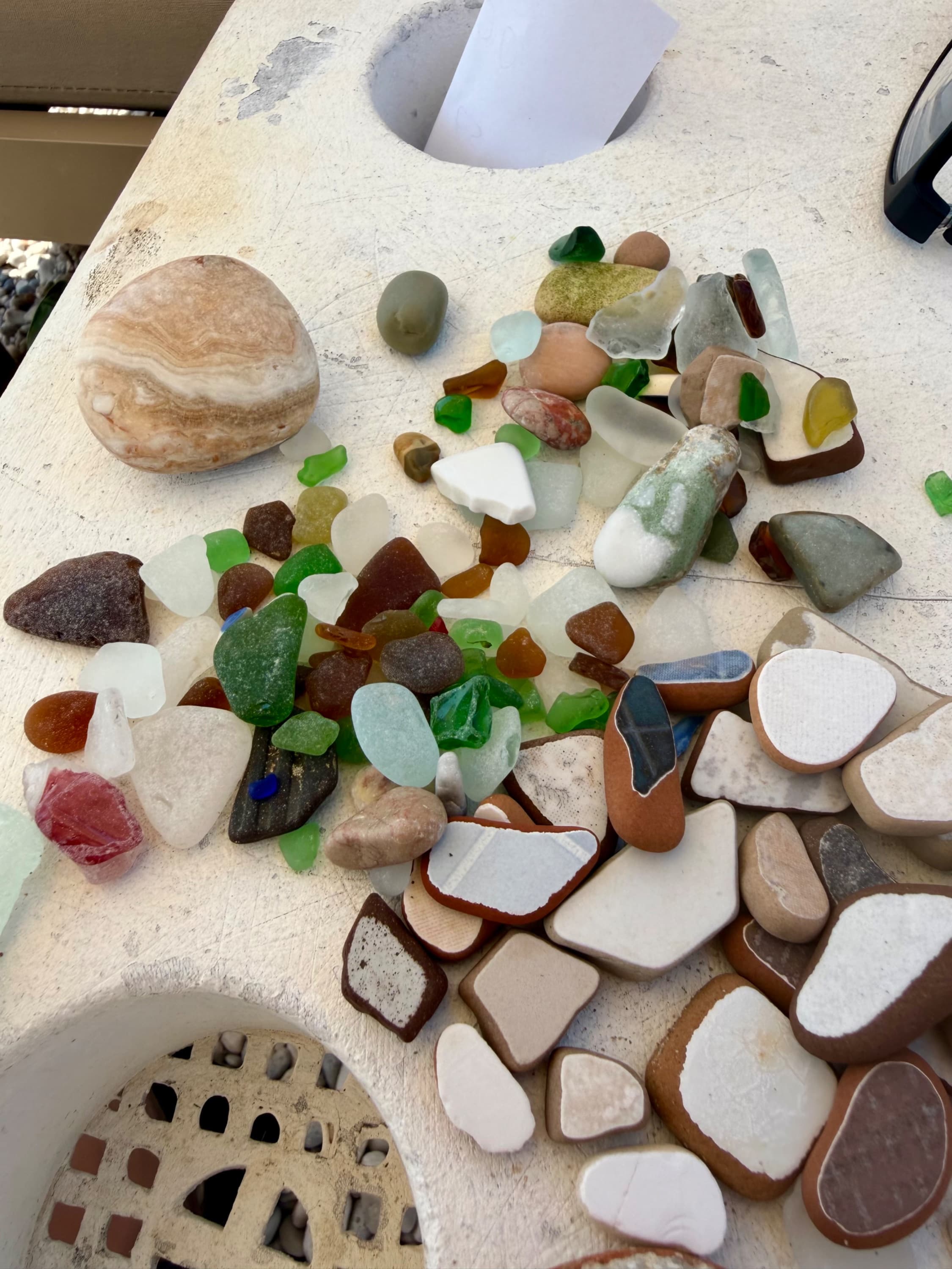 Sea glass from Kroneri, Greece (3)