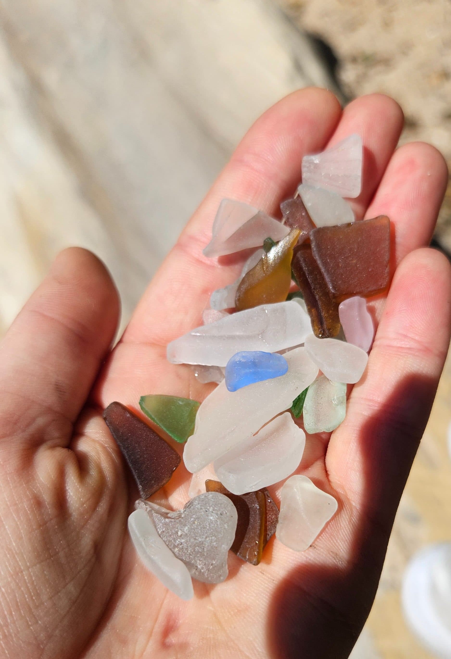 Sea glass from Little Bay Beach, Australia (3)