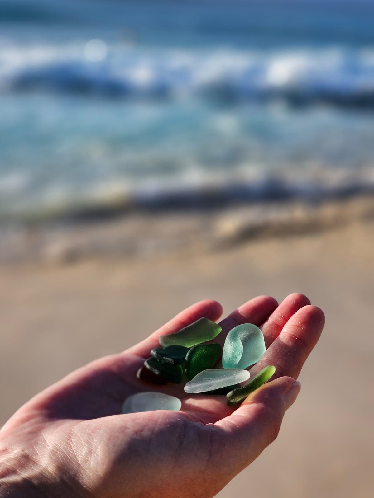 Sea glass from Sandy Lane Beach, Barbados (3)