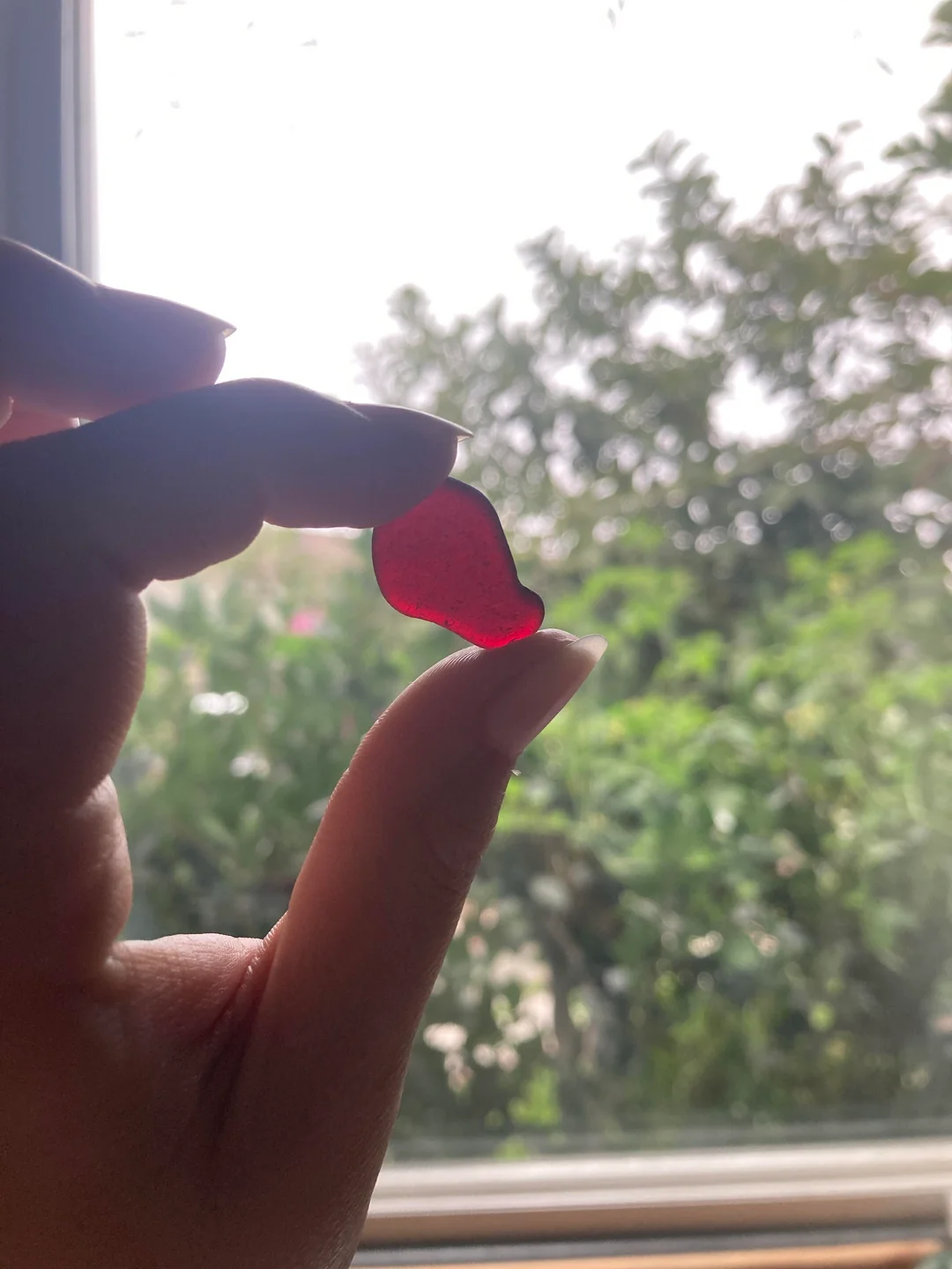 Sea glass found at Little Corona del Mar northwestern tidepools