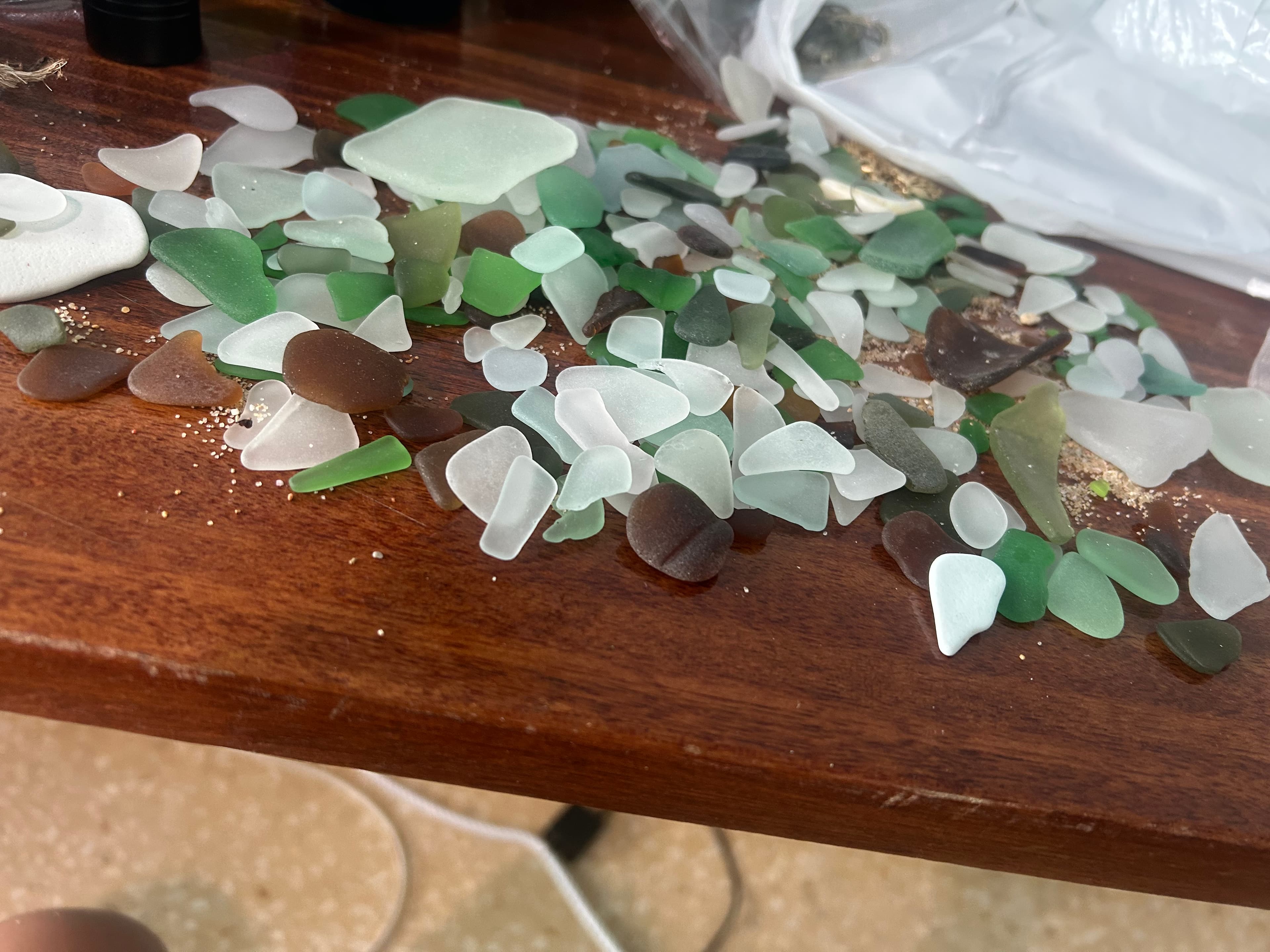 Sea glass from Capital building beach, Puerto Rico (3)
