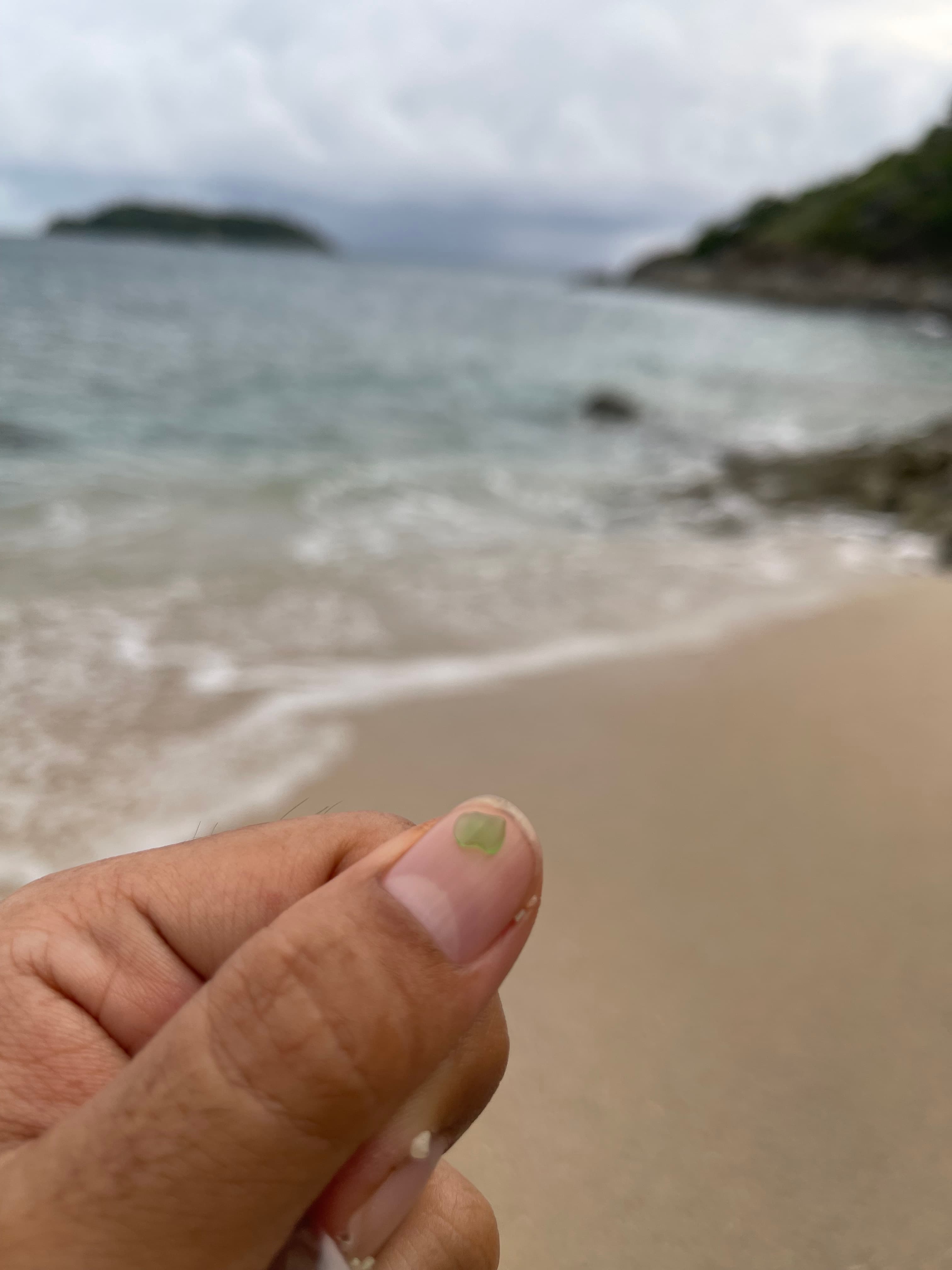 Sea glass from Lighthouse beach, Thailand (2)