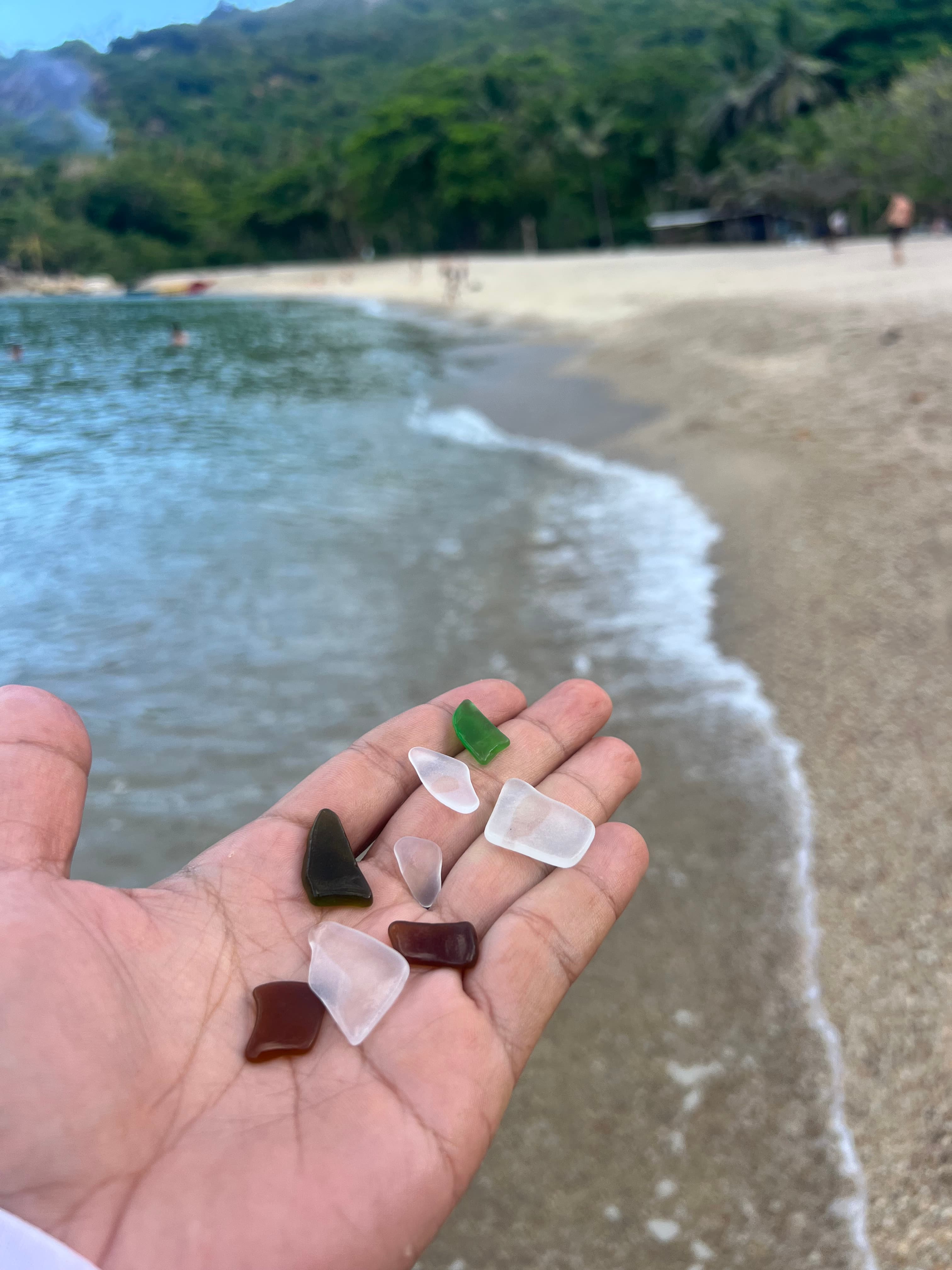 Sea glass from Than Sadet Beach, Thailand (2)