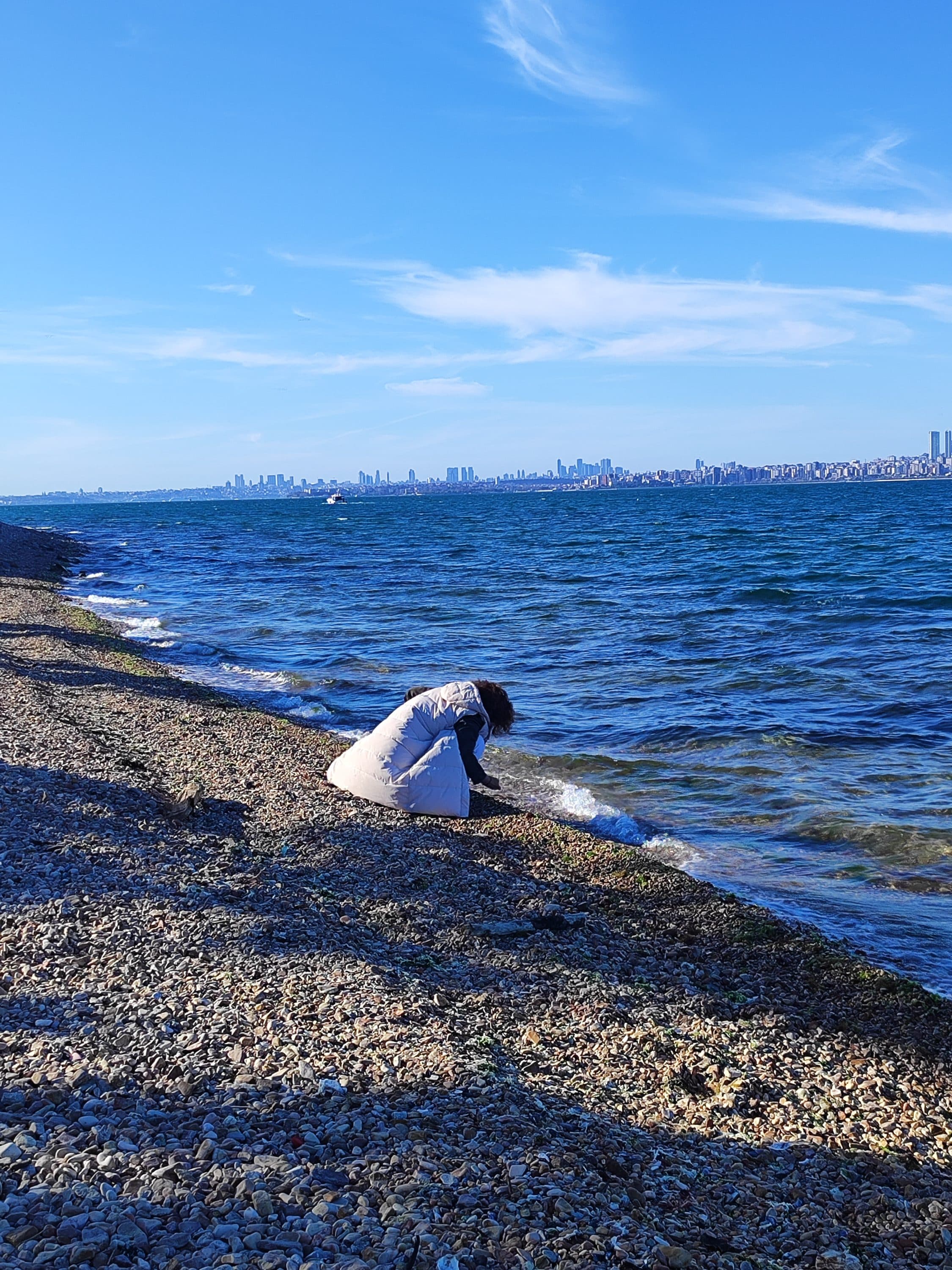 Sea glass found at Ferry landing, among the shore, Türkiye