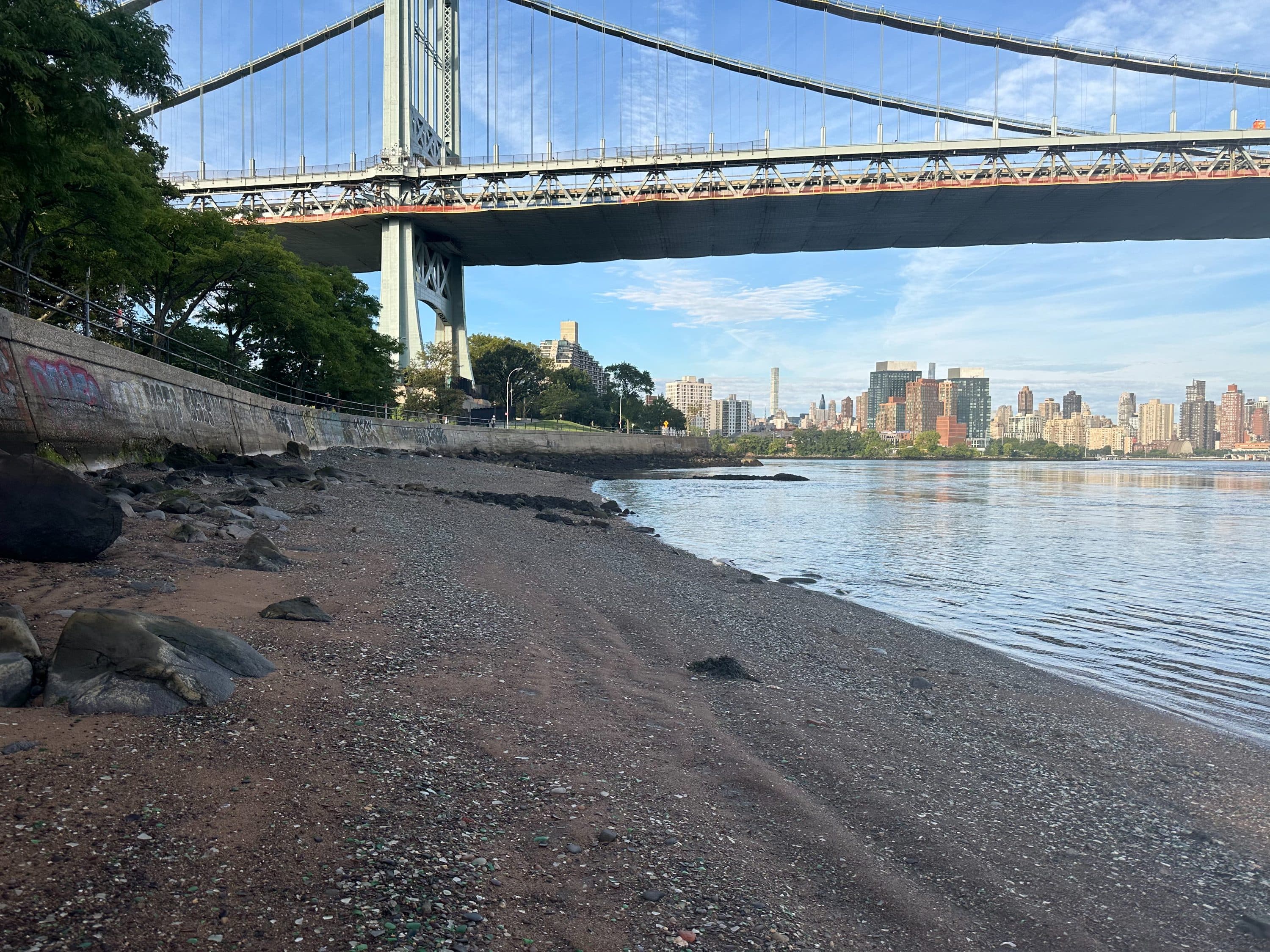 Sea glass found at Astoria Park Shore, United States
