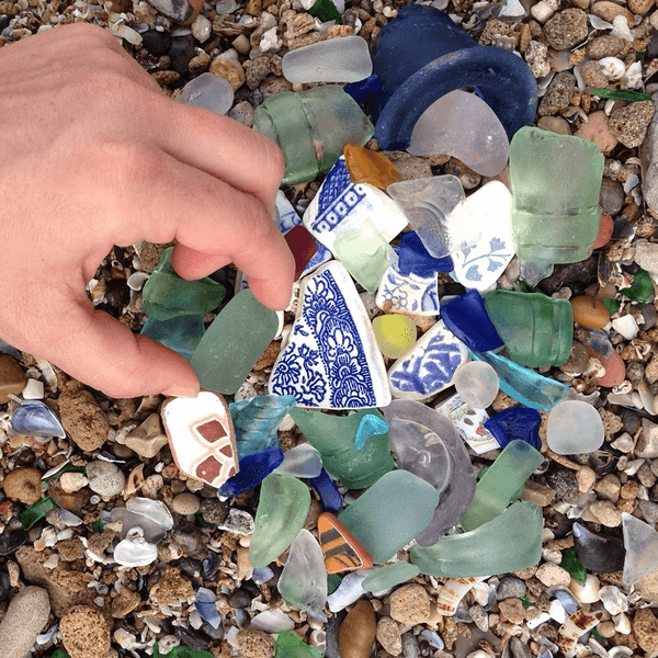 Sea glass from North of the Skala, Essaouira, Morocco (2)