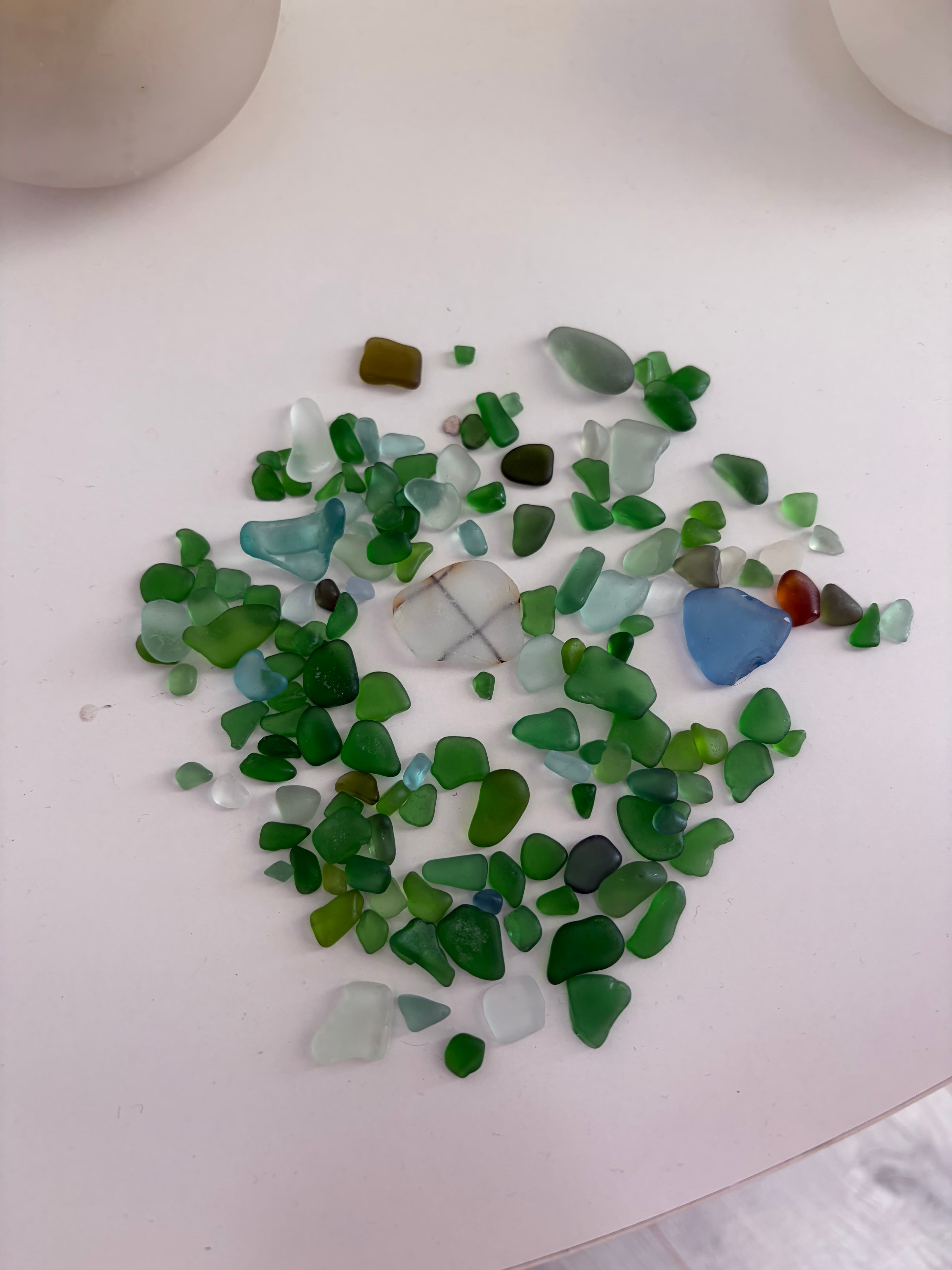 Sea glass from Potami Beach, Albania (3)