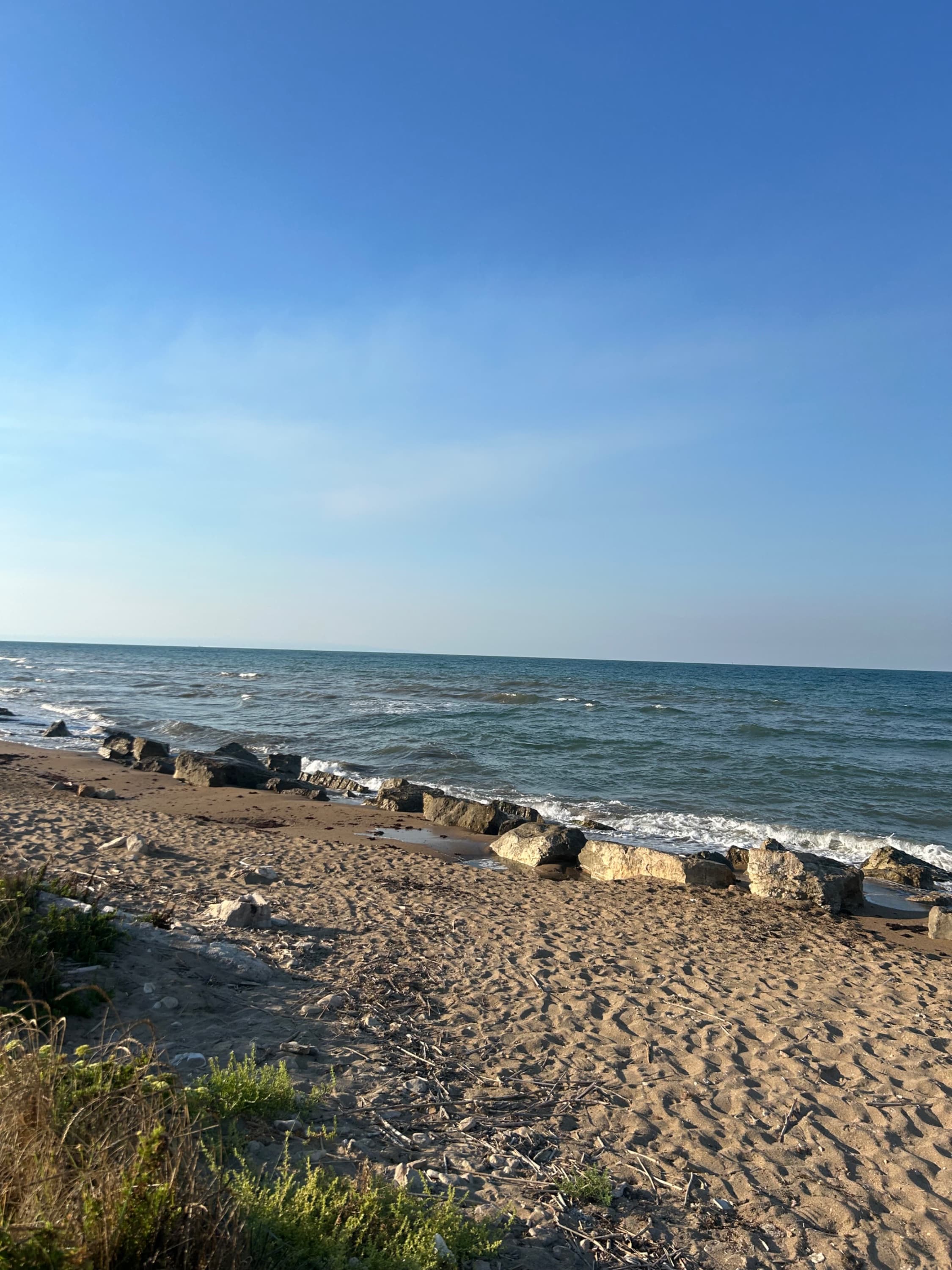 Sea glass found at Spiaggia Libera di Lido Verde, Italy