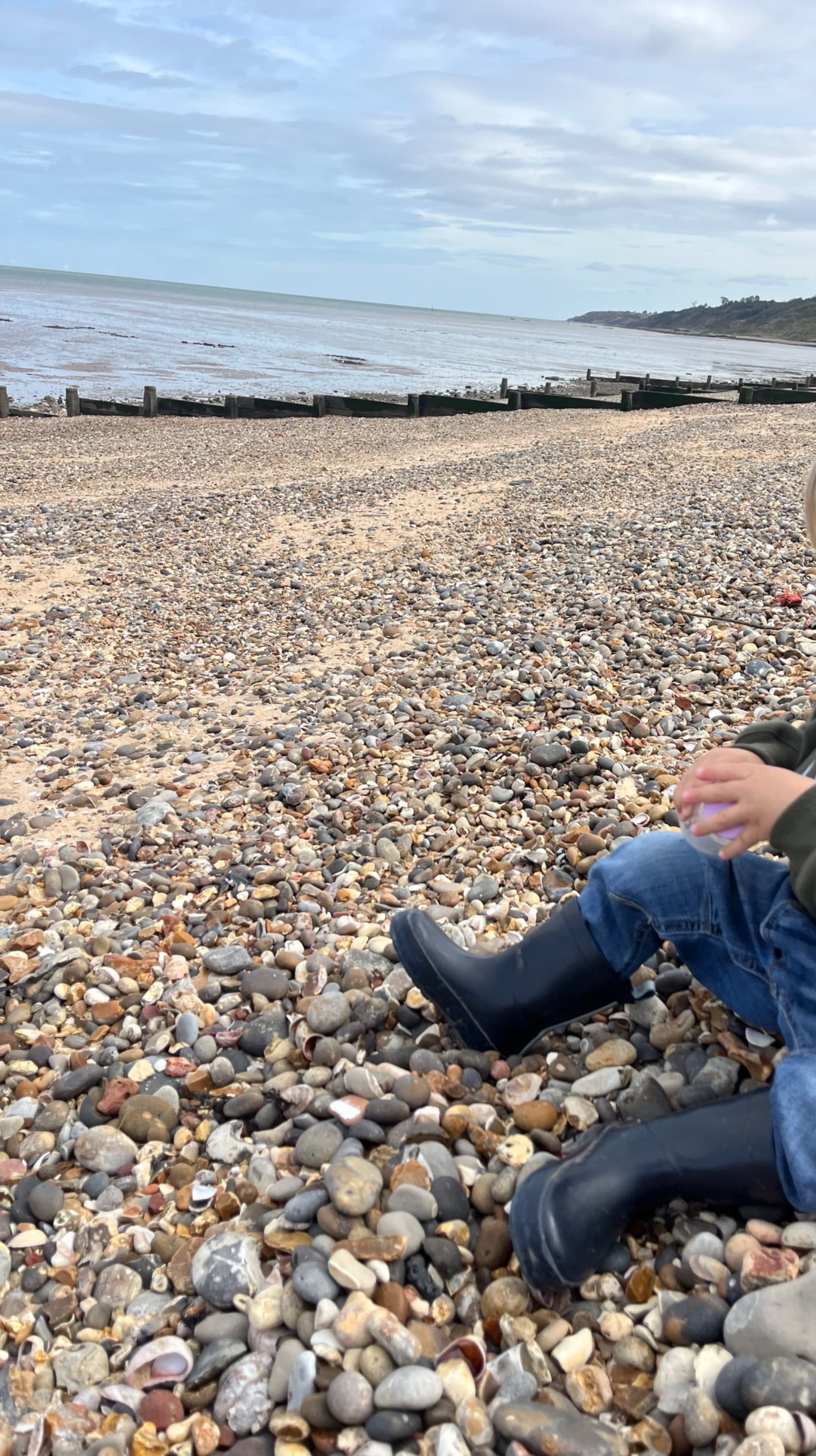 Sea glass collected at After the beach huts - Minster Leas, United Kingdom
