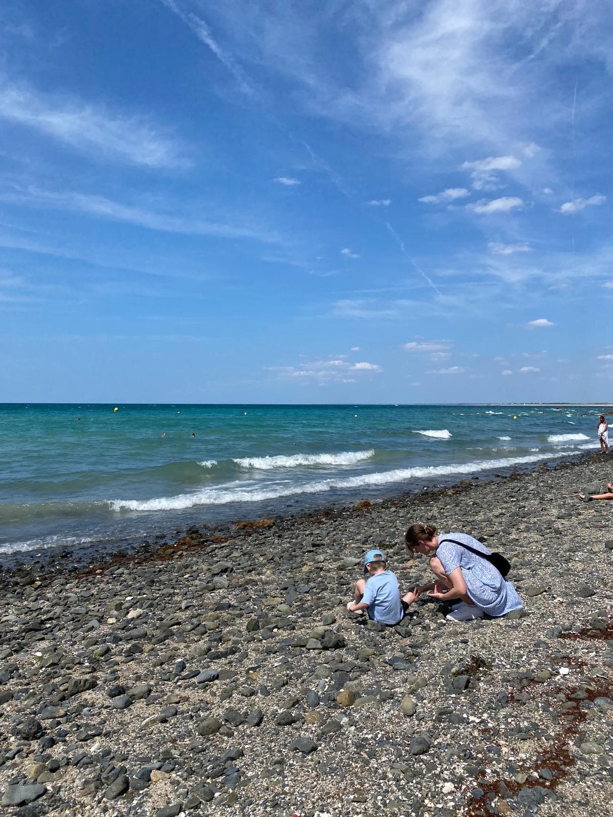 Sea glass collected at Plage du plat de gousset - Granville, France