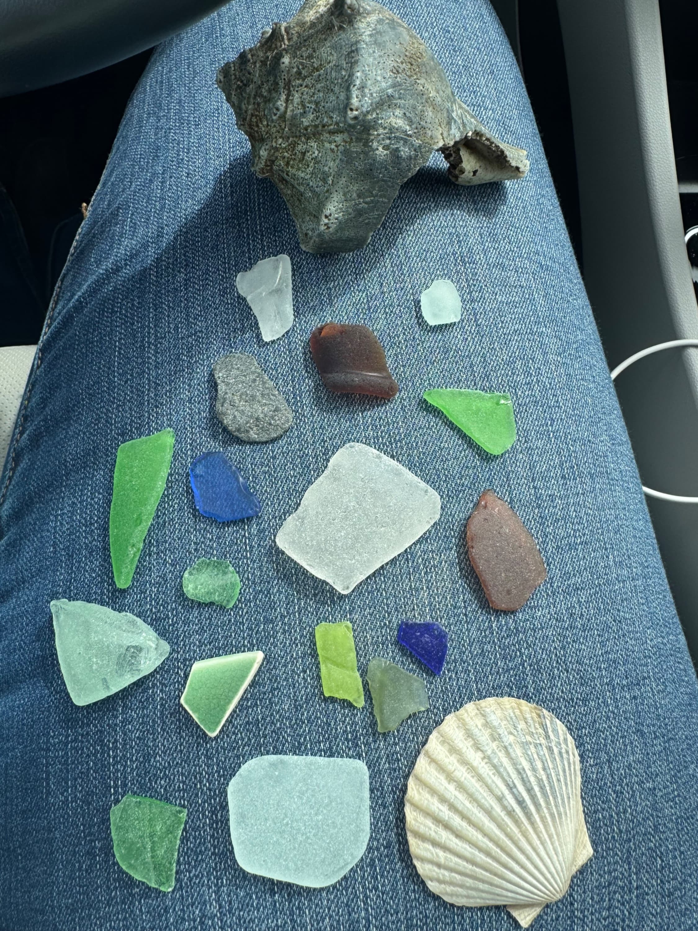 Sea glass from Lighthouse point park to the right of the lighthouse, United States (2)