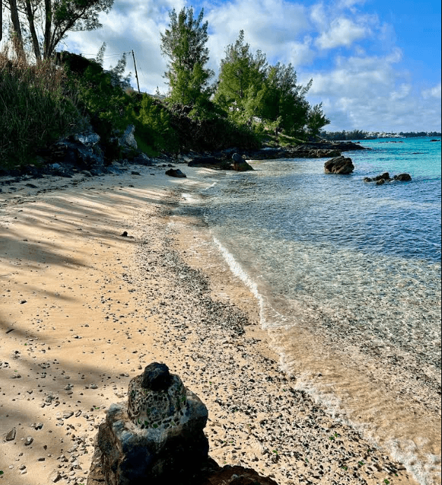Sea glass found at Glass Beach, Ireland Island South, Bermuda