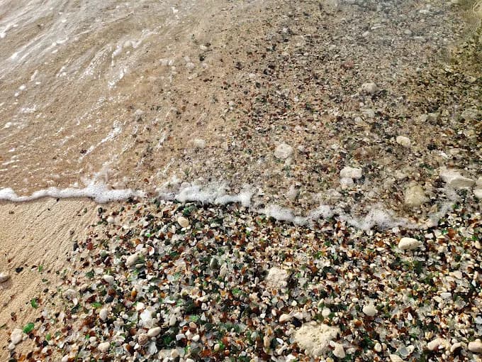 Sea glass from Building Bay Beach, St George's, Bermuda (2)