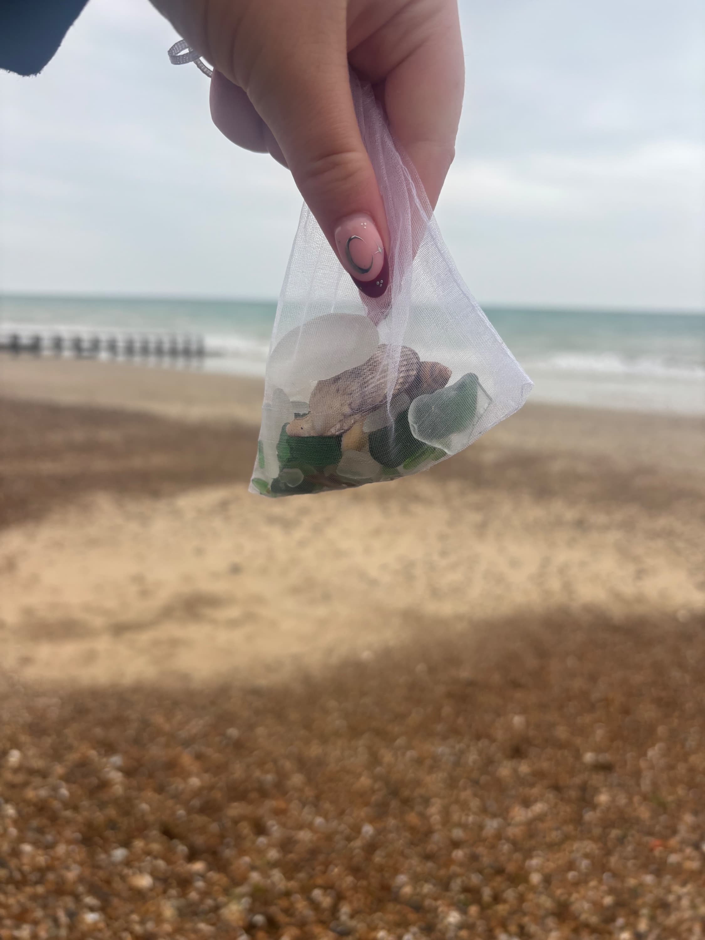 Sea glass found at East beach little hampton, United Kingdom