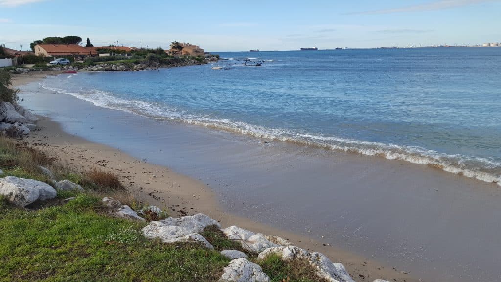 Sea glass found at Plage des Aigues Douces, Port-de-Bouc, France