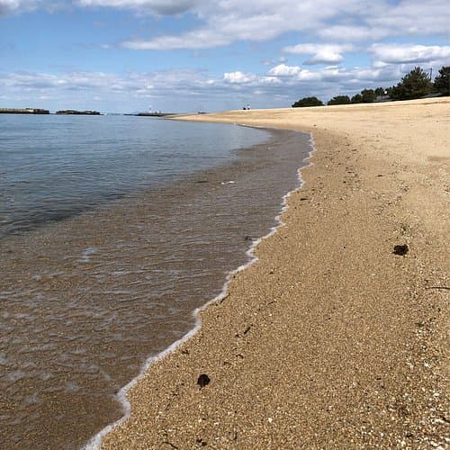 Sea glass collected at Hakotsukuri Natural Coast, Hannan, Japan