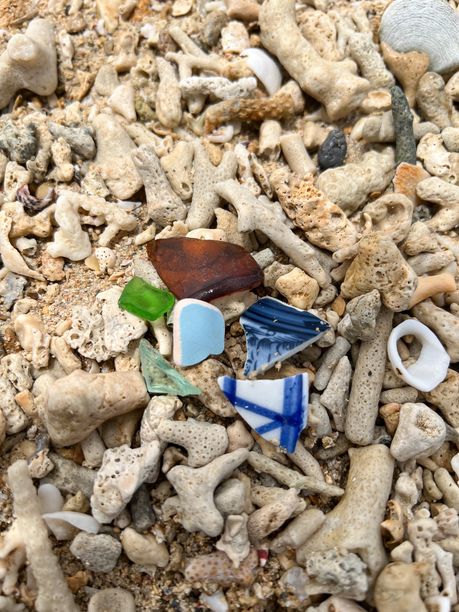 Sea glass from Komesu Coast, Japan (3)