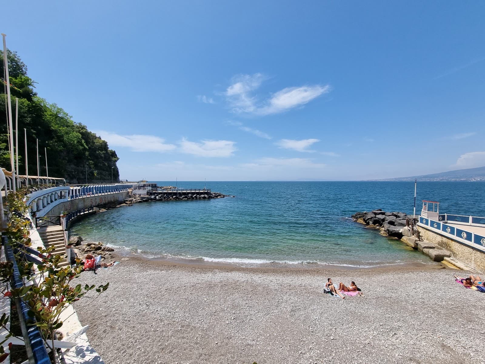 Sea glass found at Castellammare di Stabia
