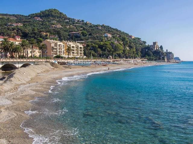 Sea glass collected at Finale Ligure, Italy