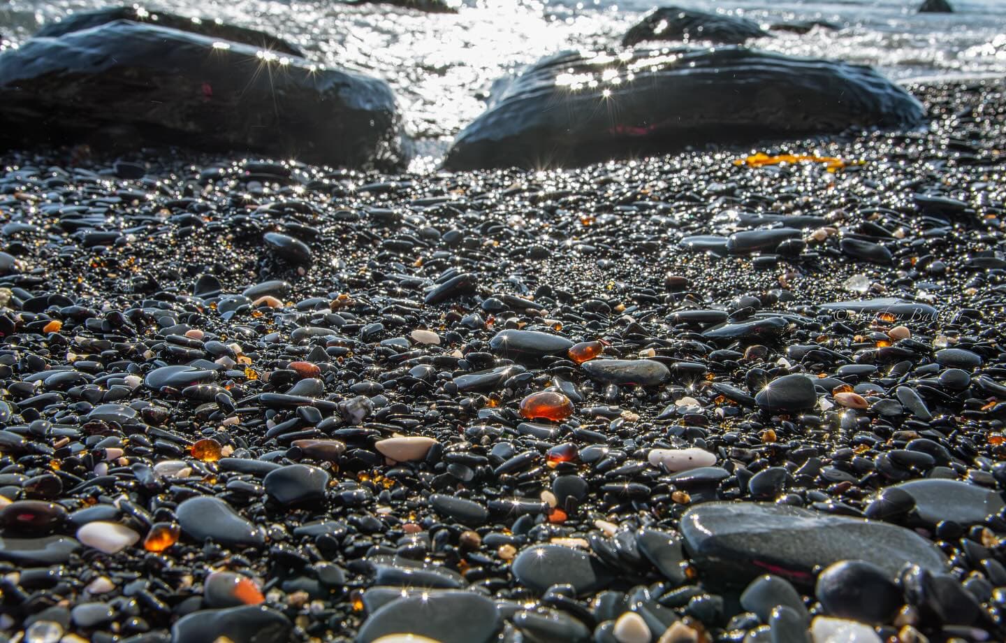 Sea glass from Glass Beach, Kodiak, United States (3)