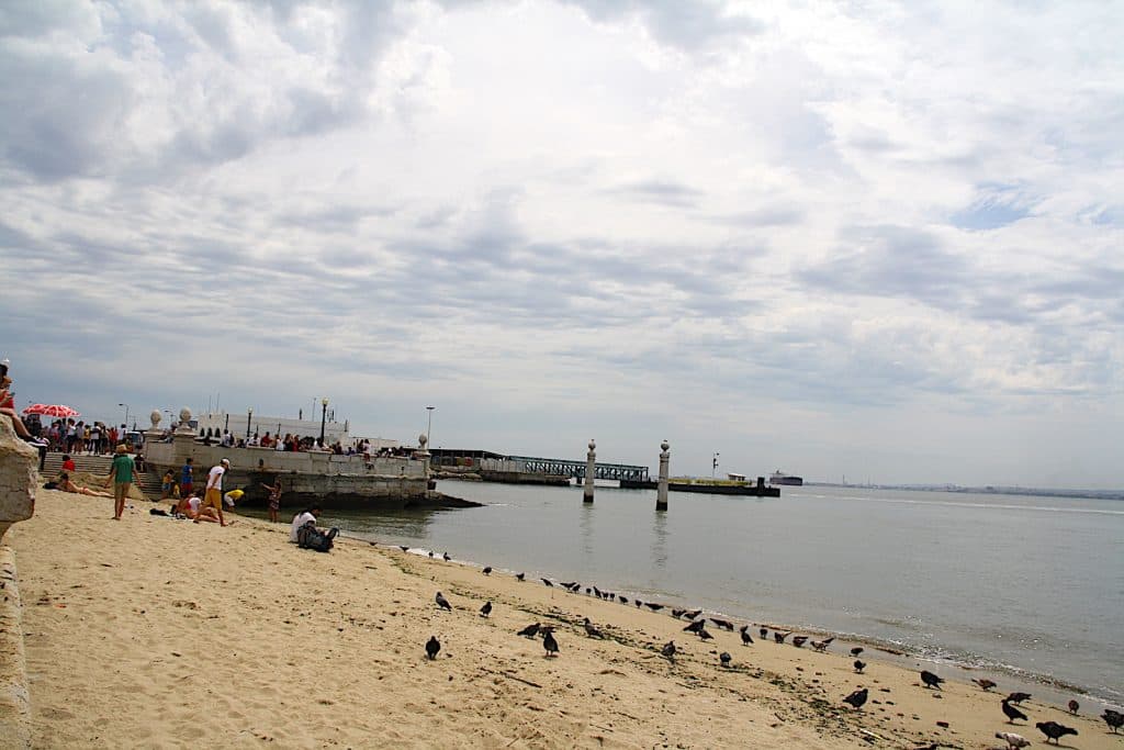 Sea glass collected at Ribeira das Naus, Lisbon, Portugal