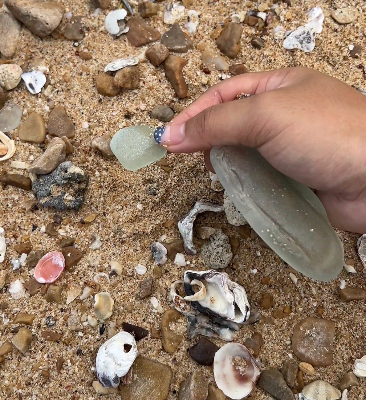 Sea glass from Khao Laem Chabang - first beach, Thailand (4)