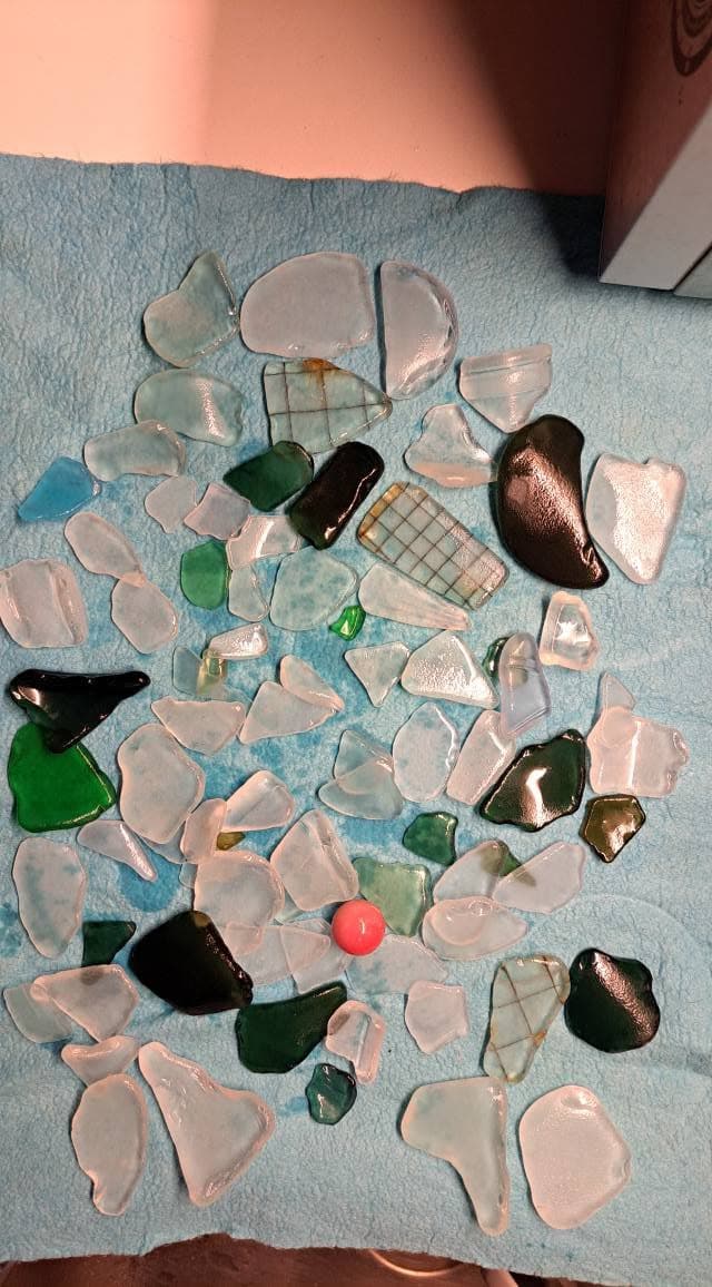 Sea glass from Nordstrand, Skagen, Denmark (2)