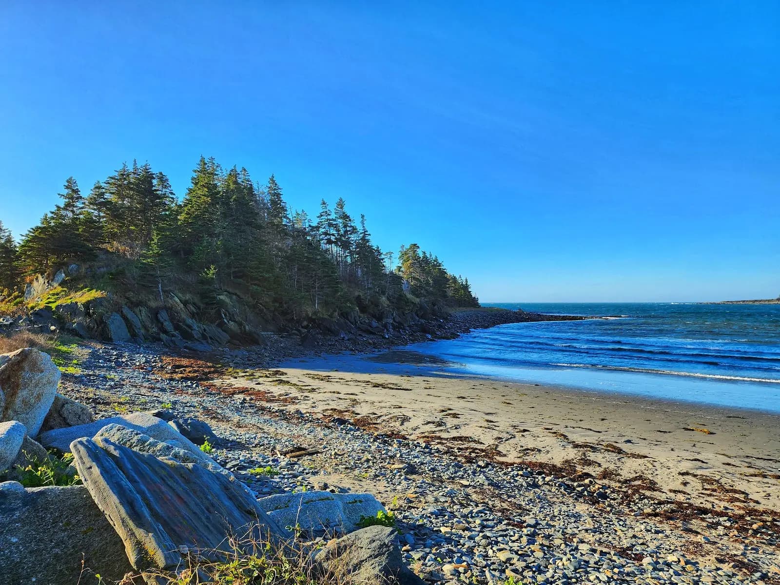 Sea glass found at John's Cove, Cape Forchu