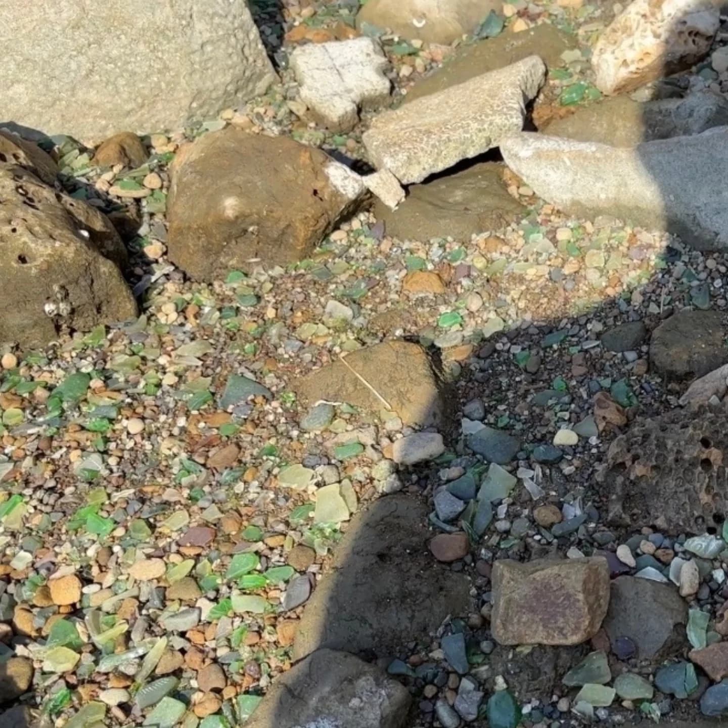 Sea glass from Glass Beach, Benicia, United States (3)