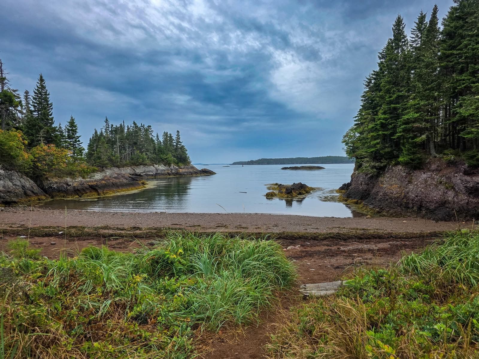 Sea glass collected at Sea Glass Bay, Blacks Harbour, Canada