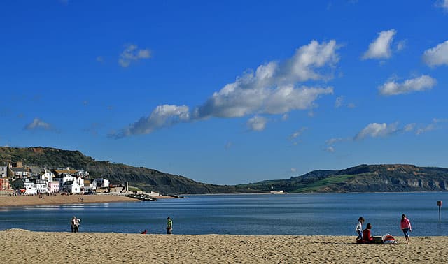 Sea glass collected at Lyme Regis Beach, United Kingdom