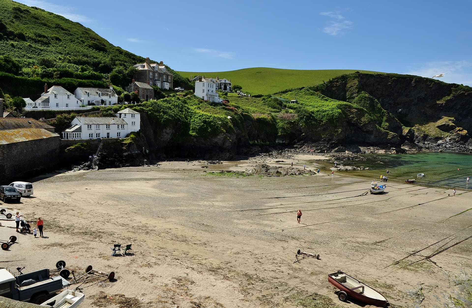 Sea glass collected at Port Isaac Beach, United Kingdom
