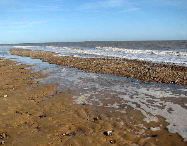 Sea glass collected at Covehithe Beach, United Kingdom