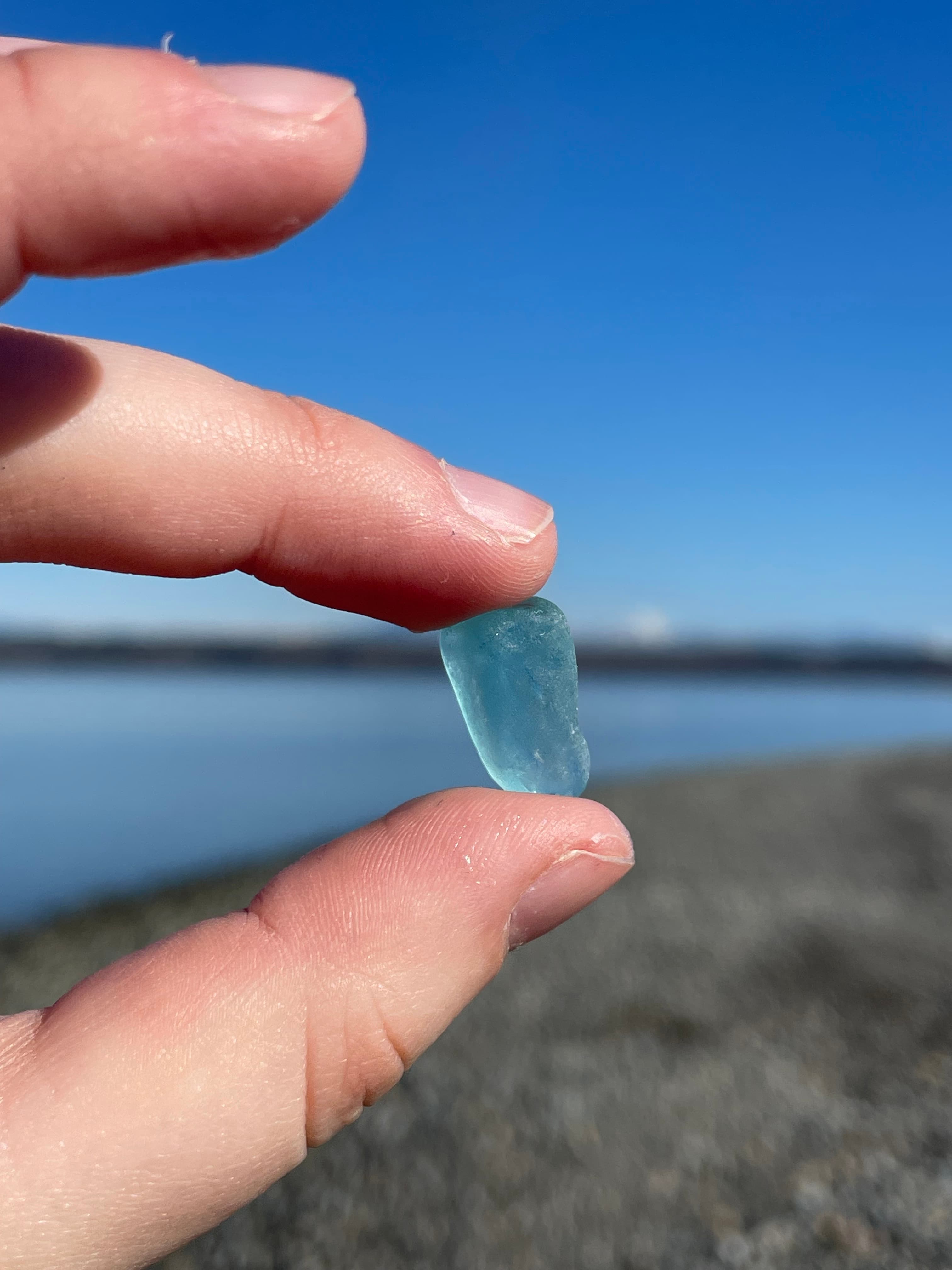 Sea glass found at Semiahmoo Spit - behind the resort