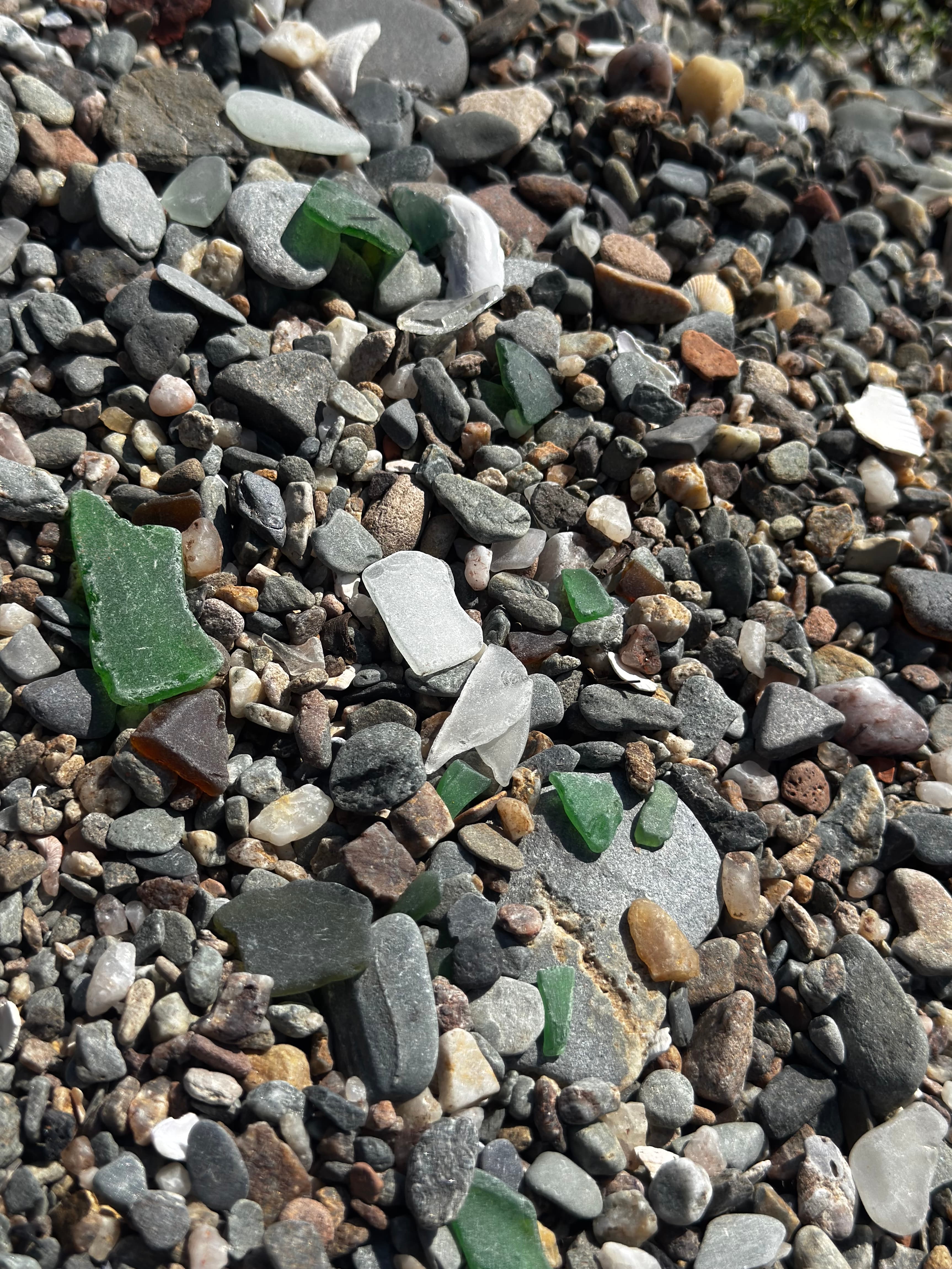 Sea glass from Helensburgh Beach, United Kingdom (2)