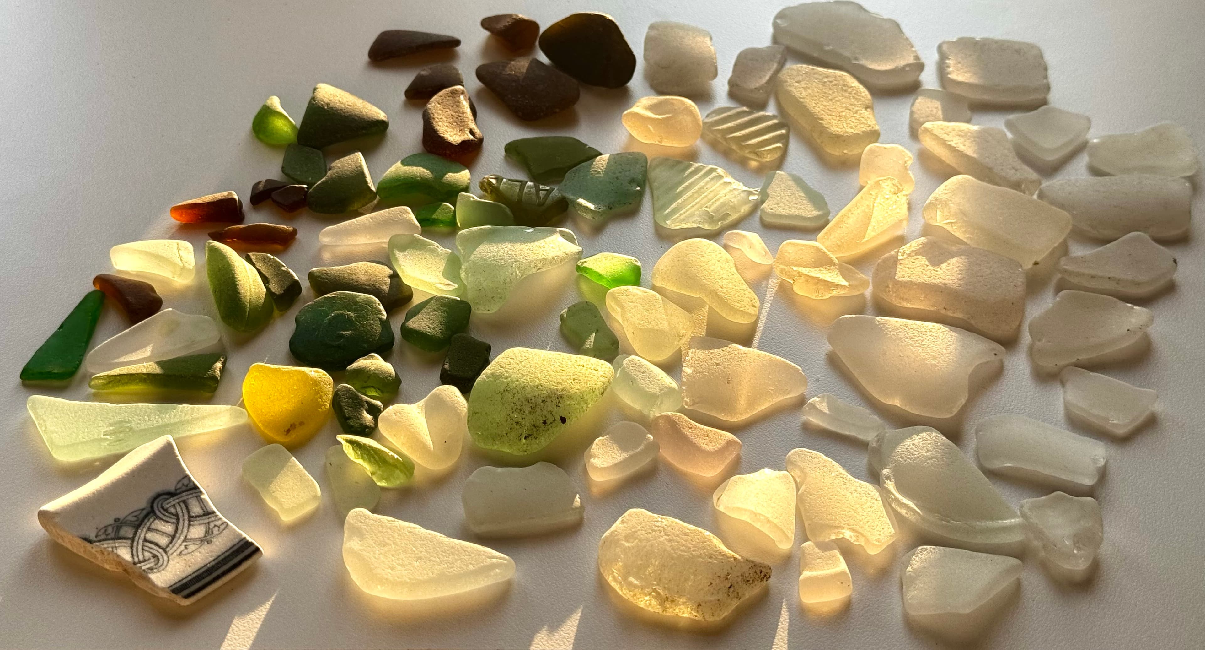 Sea glass from Helensburgh Beach, United Kingdom (5)